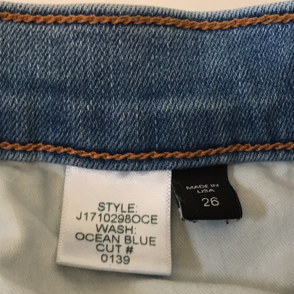💙 Veronica Beard Carolyn 10” Baby Boot Pink Stripe Jeans - Picture 6 of 14